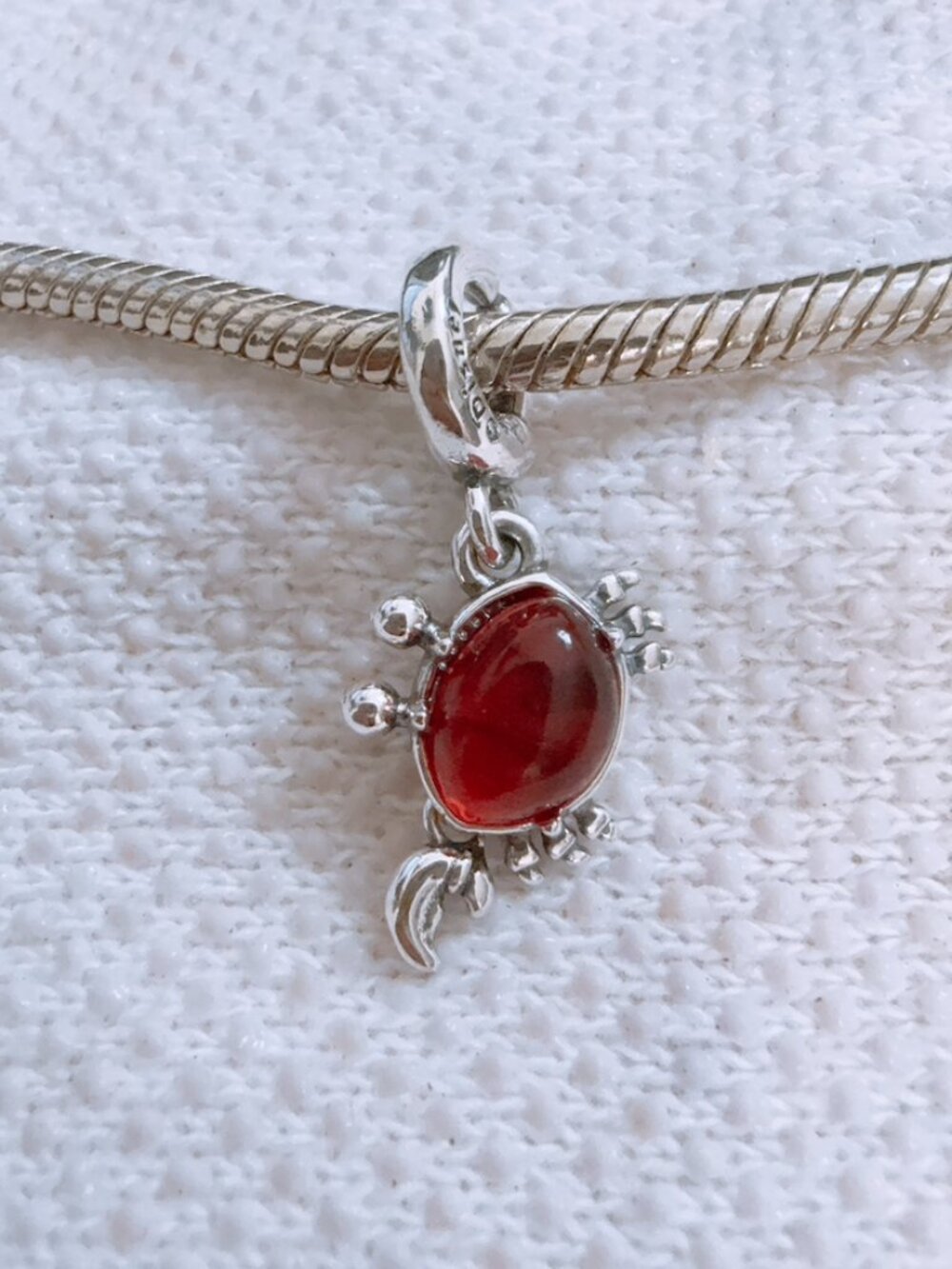 Disney The Little Mermaid Crab Charm Silver Charm For Pandora Bracelet Necklace